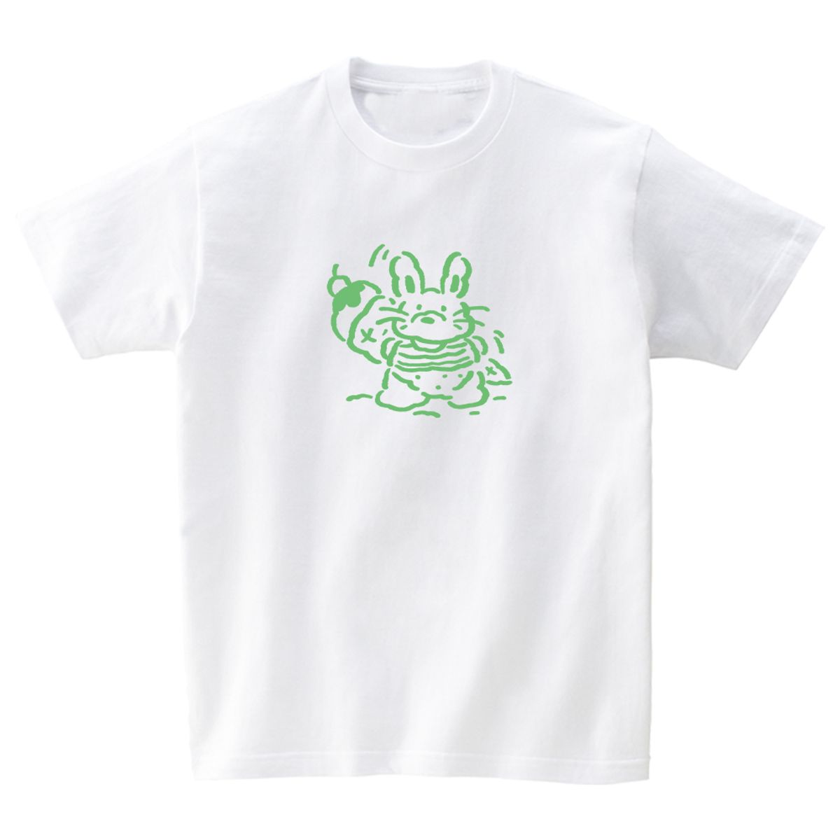 어썸어스(AWESOMEUS) Rabbit hiding ice creamT-SHIRTS_4COLOR