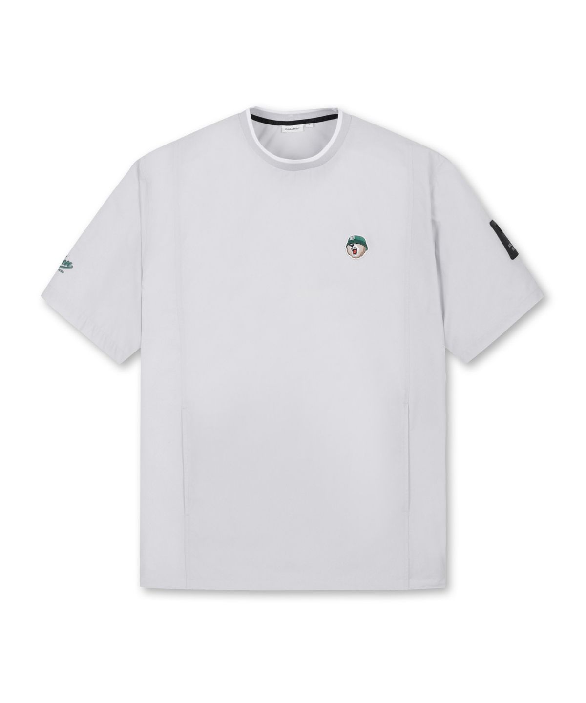 골든베어(GOLDEN BEAR) Victory Bear Woven Graphic Sweatshirt_G4TAM25306GYX