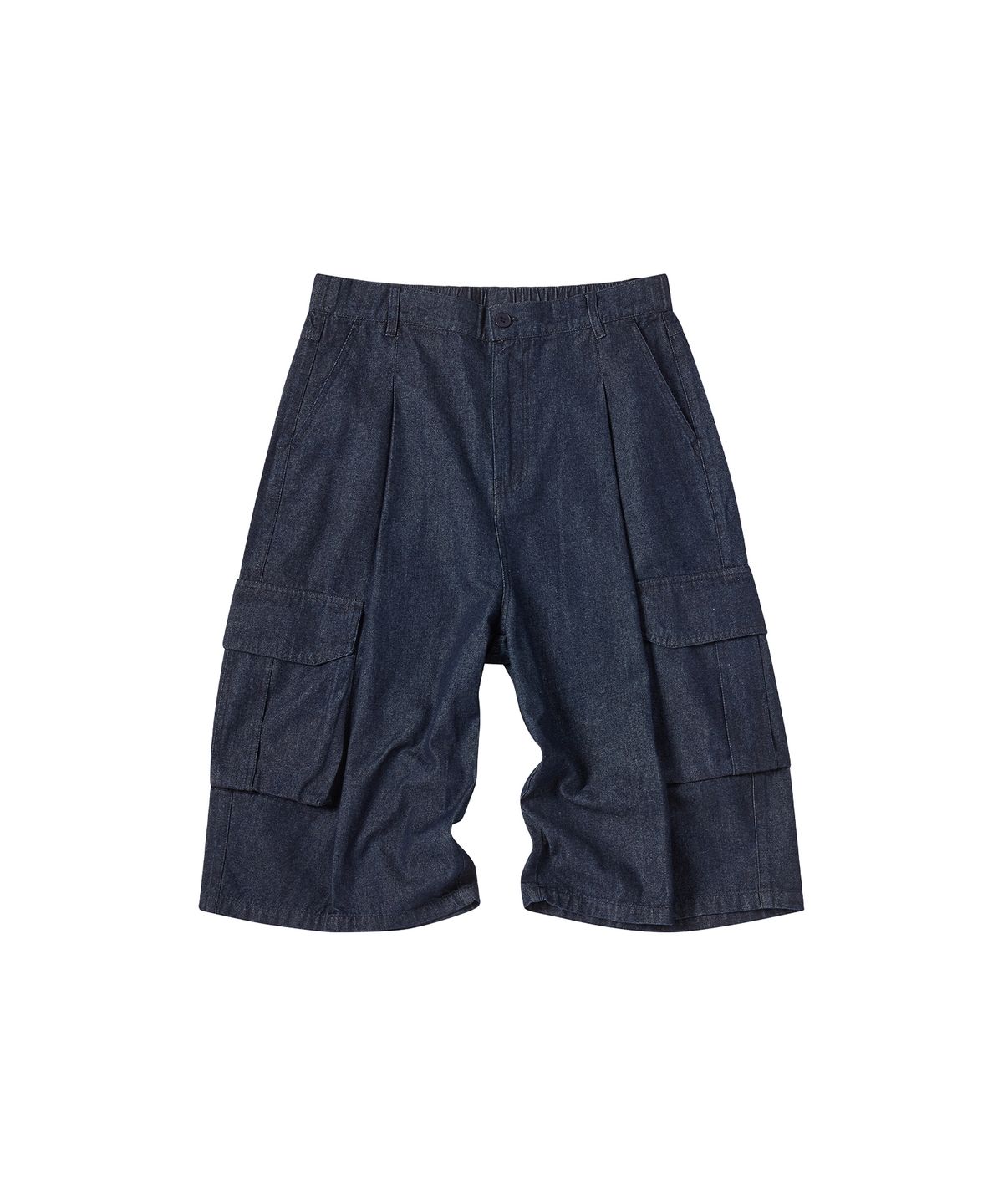 꼬모니노즈(COMONINOZ) DENIM BERMUDA PANTS [INDIGO BLUE]