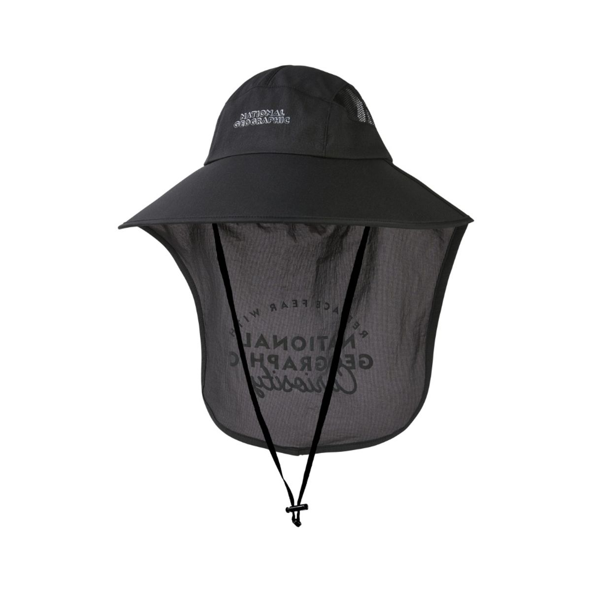 내셔널지오그래픽 키즈(NATIONAL GEOGRAPHIC KIDS) K252KHA120 와이드 플랩캡 BLACK
