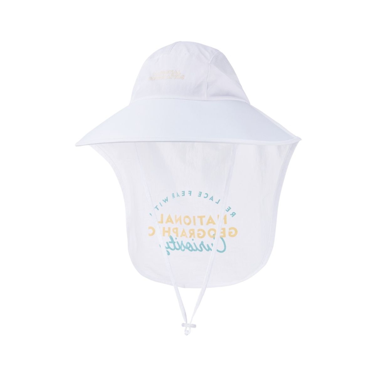 내셔널지오그래픽 키즈(NATIONAL GEOGRAPHIC KIDS) K252KHA120 와이드 플랩캡 WHITE