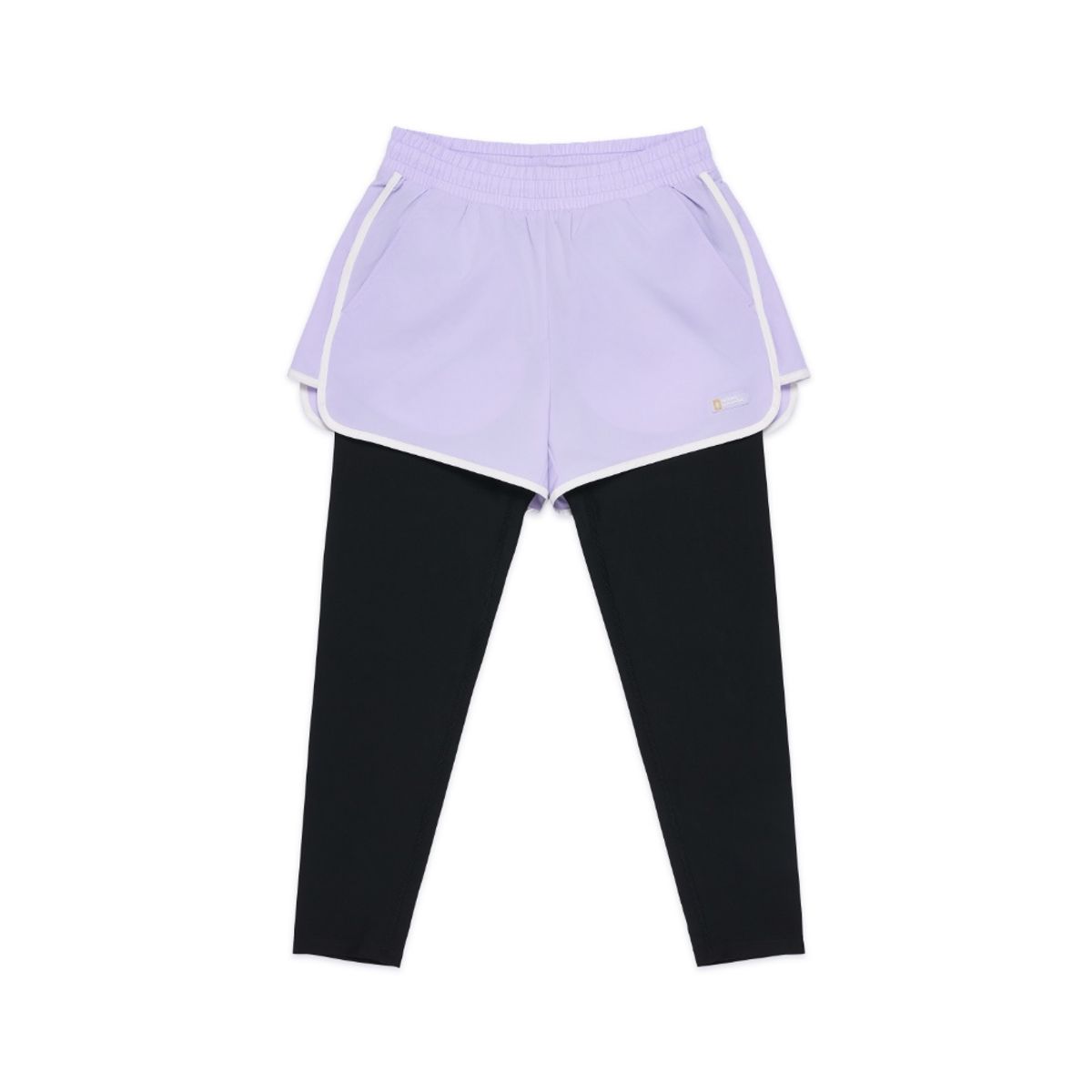 내셔널지오그래픽 키즈(NATIONAL GEOGRAPHIC KIDS) K252GWL610 여아 3부 레이어드 워터레깅스 LAVENDER