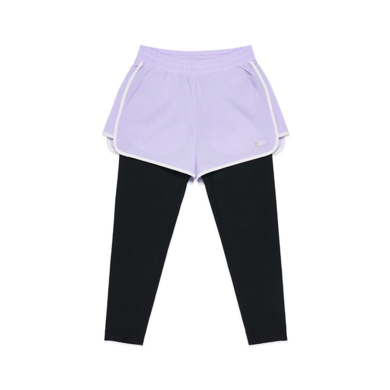 K252GWL610 여아 3부 레이어드 워터레깅스 LAVENDER