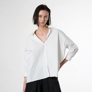 AW51SH07 라이트 백 슬릭 셔츠_화이트