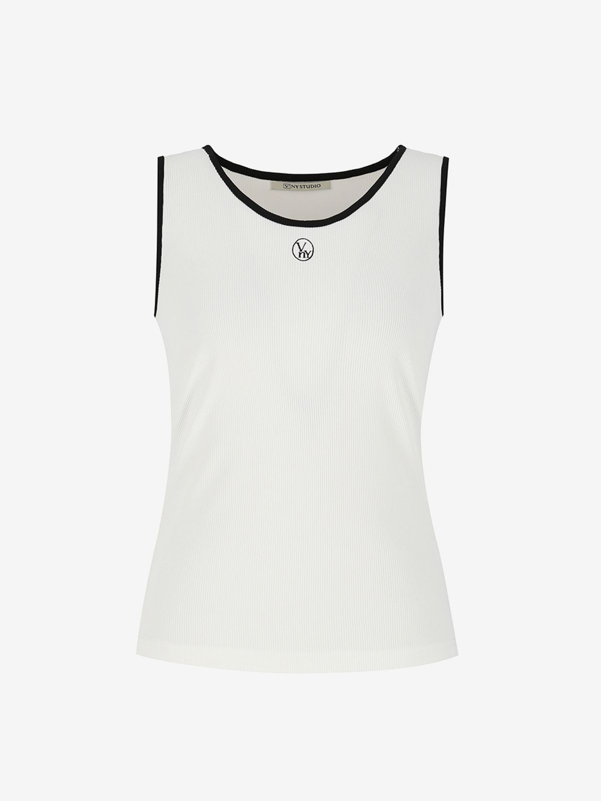 브이엔와이스튜디오(VNYSTUDIO) Round neck sleeveless tank Top_YA5STN3