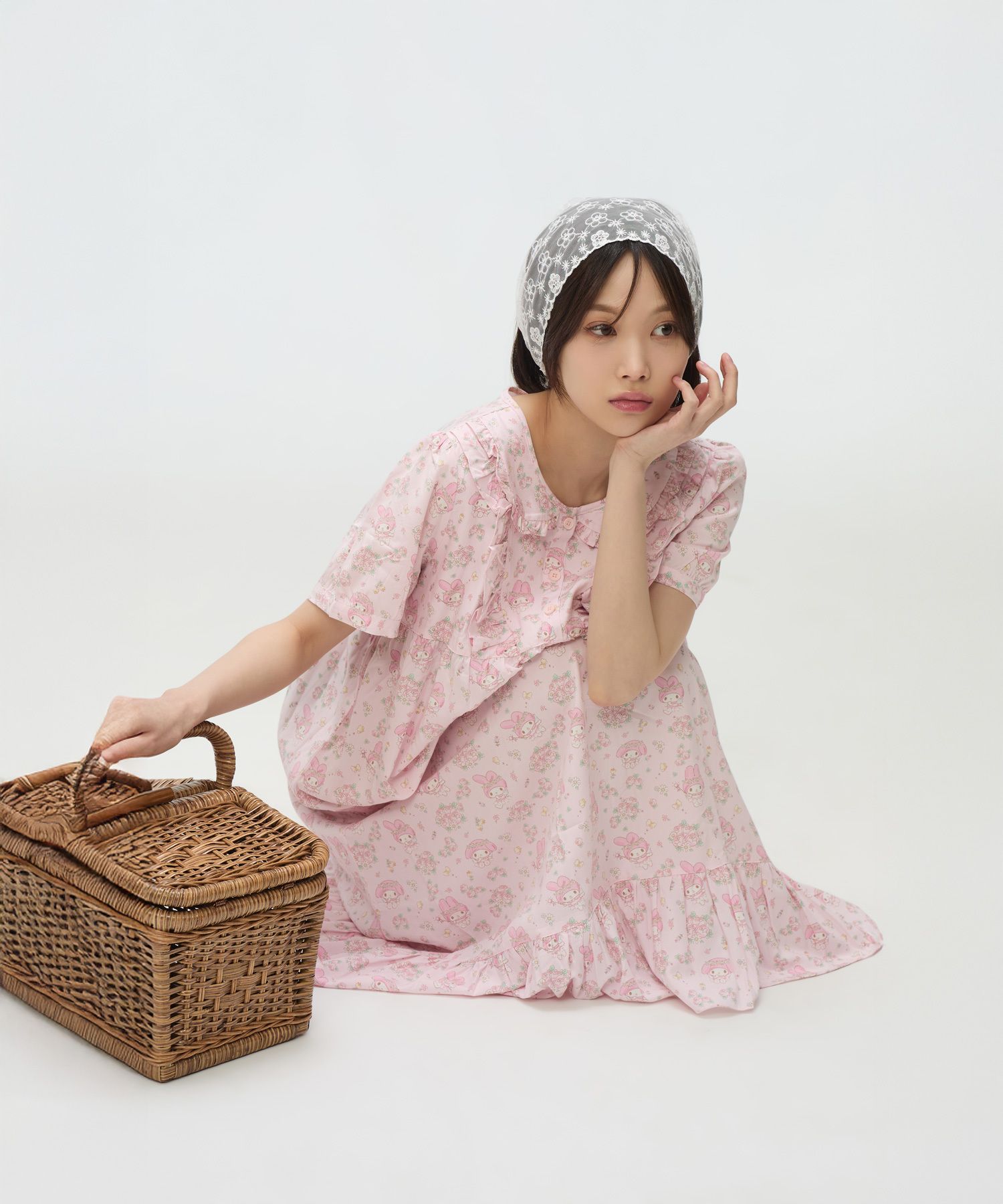★SPAO★ My Melody 50th Anniversary Short Sleeve Pajamas SPP SPAO x My Melody - 50th Anniversary Short Sleeve Pajamas