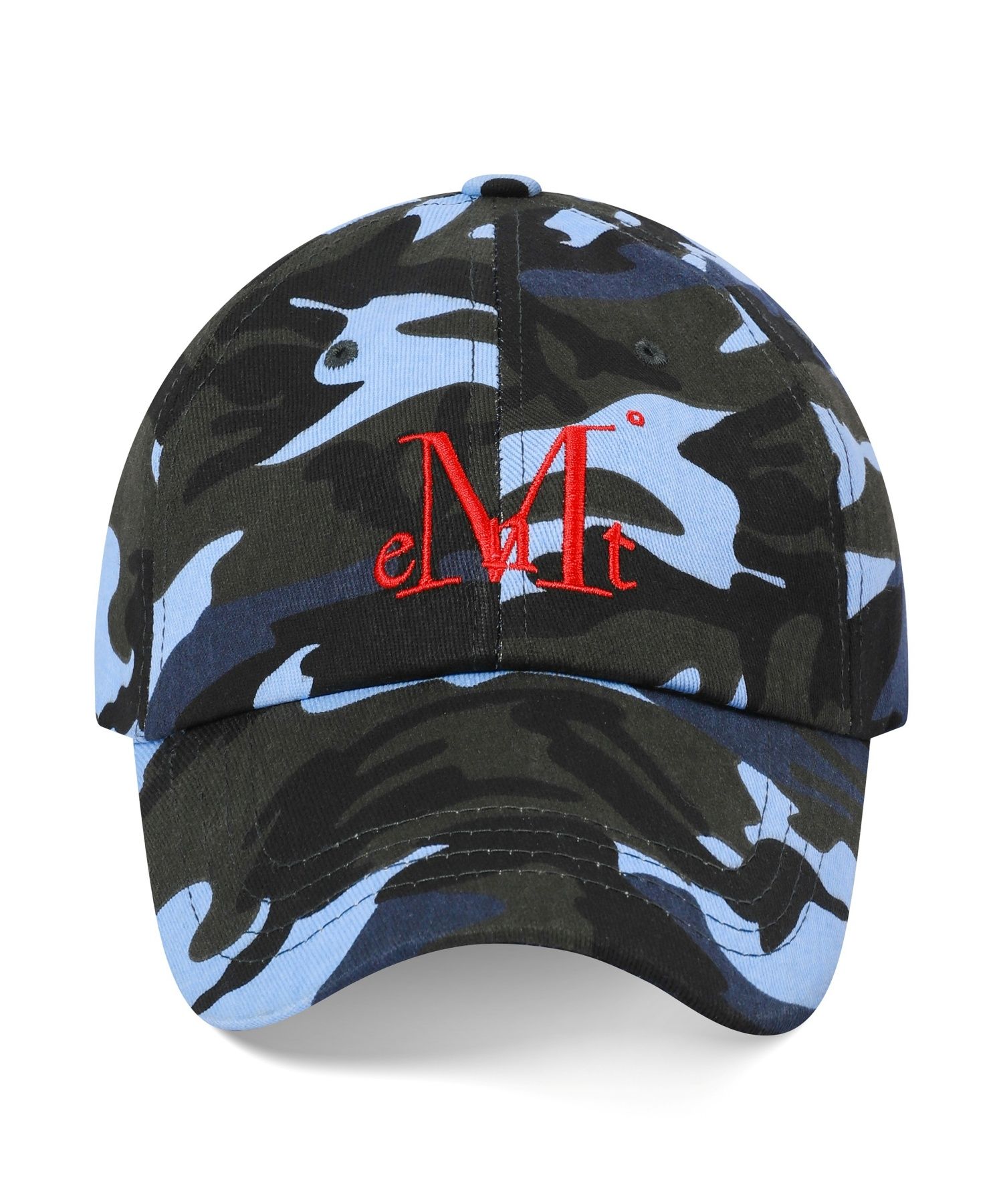 MUSINSA | MUCENT Signature Ball Cap (Blue Camo)