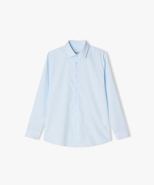 [25SS] LLS31589 블루 슬림핏 레귤러 카라 비즈니스 셔츠