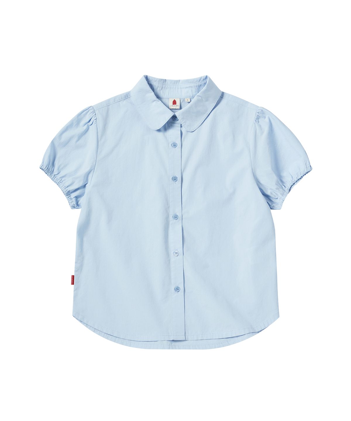 꼬모니노즈(COMONINOZ) W COMO PUFF SHIRT [SKY BLUE]