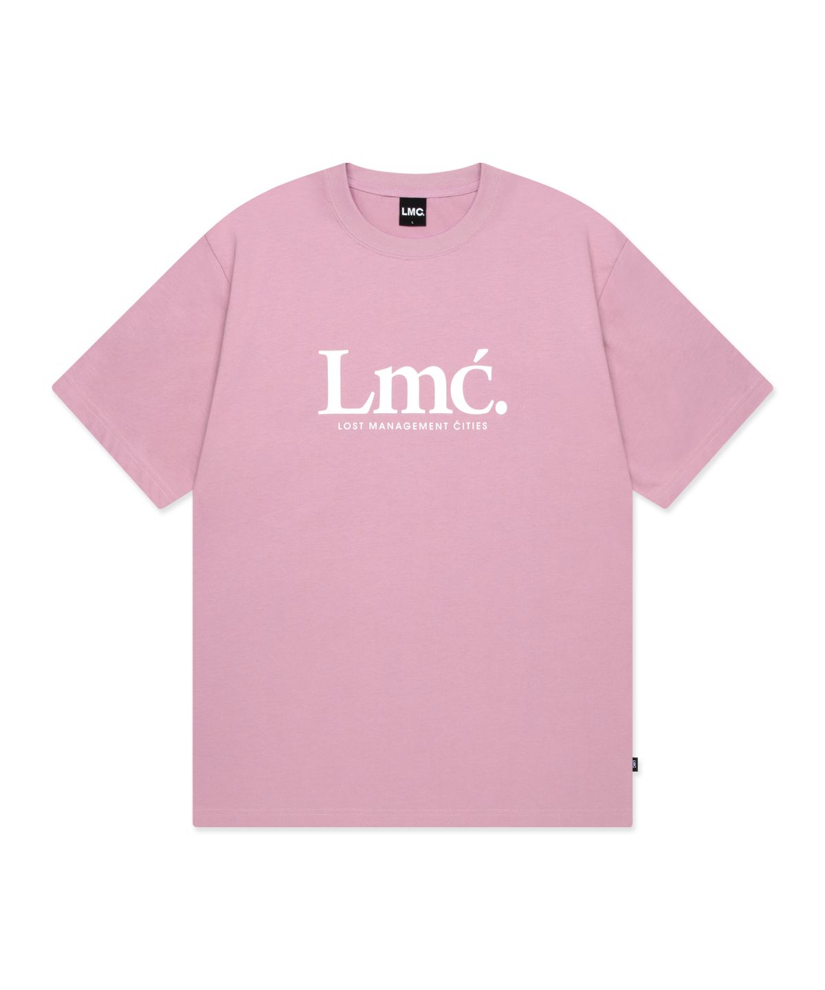 엘엠씨(LMC) SERIF LOGO TEE indi pink