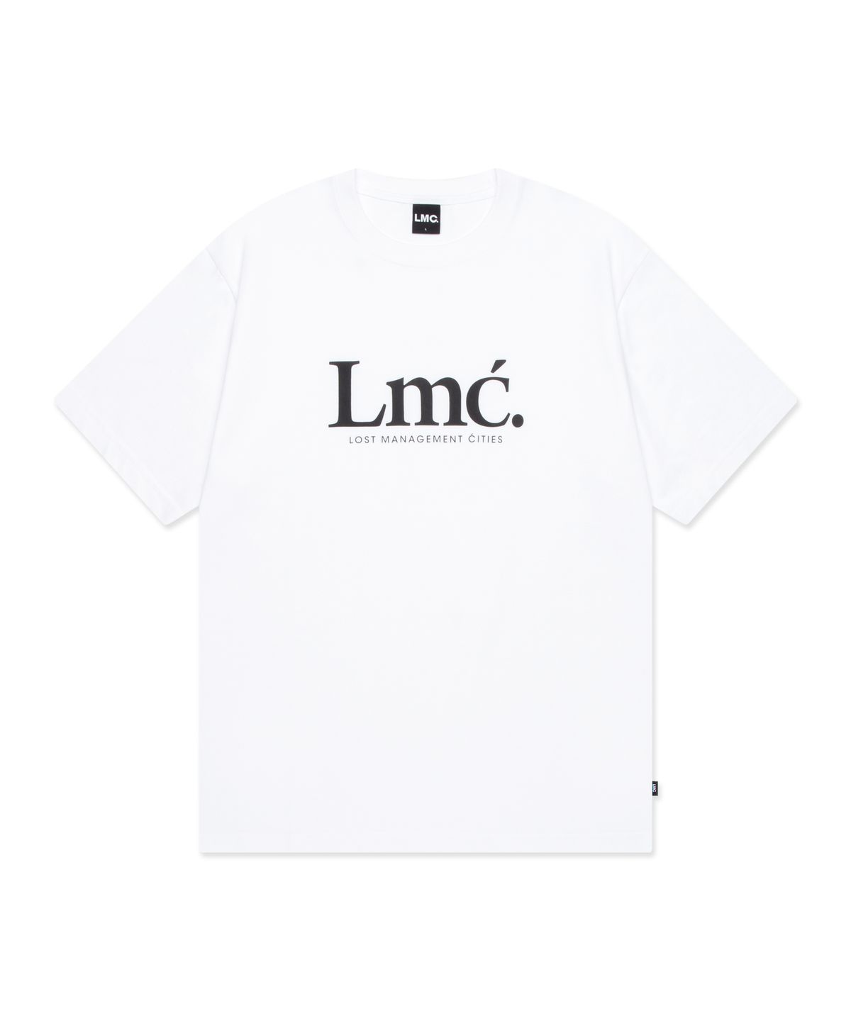 엘엠씨(LMC) SERIF LOGO TEE white