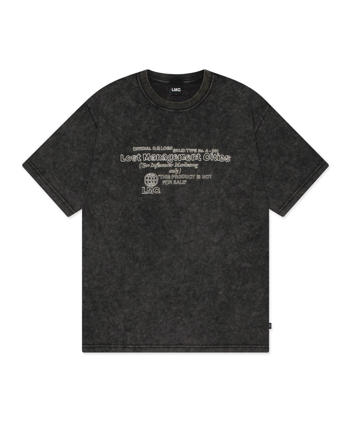 엘엠씨(LMC) ACID WASHED DOODLE LOGO TEE black