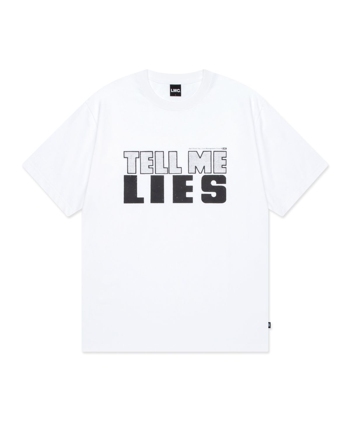 엘엠씨(LMC) TELL ME LIES TEE white