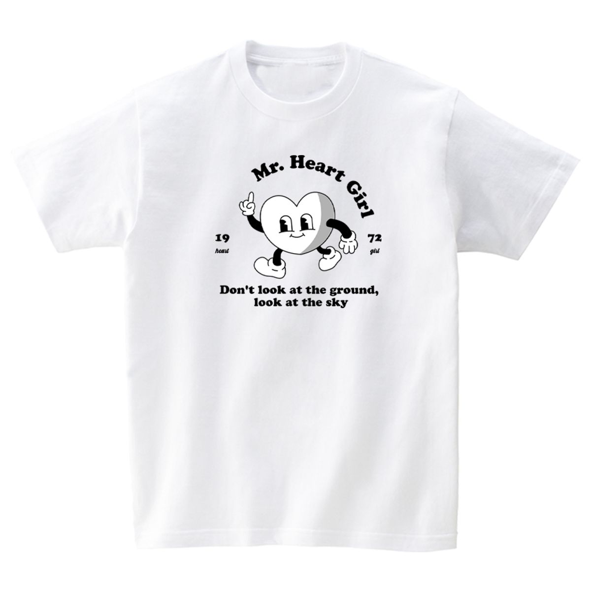 어썸어스(AWESOMEUS) Mr.Heart Girl T-SHIRTS_4COLOR