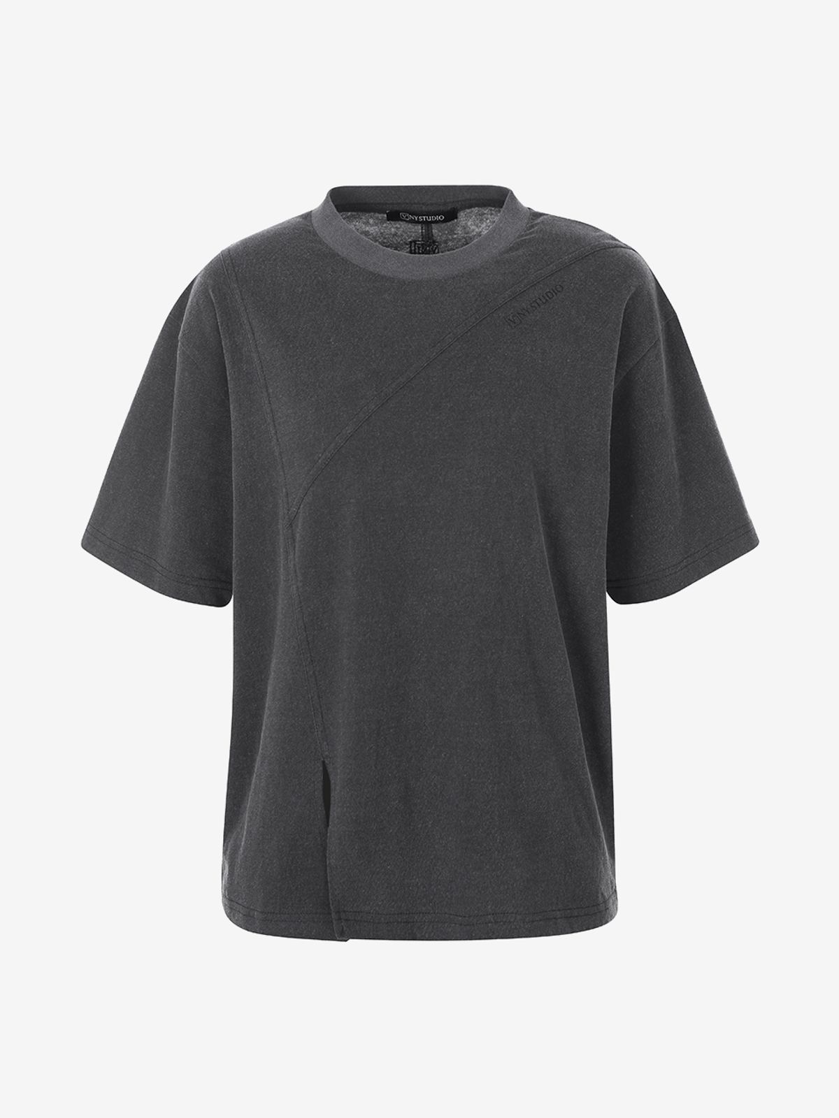 브이엔와이스튜디오(VNYSTUDIO) Signature Logo Half Sleeve T-shirt_YA6STN8