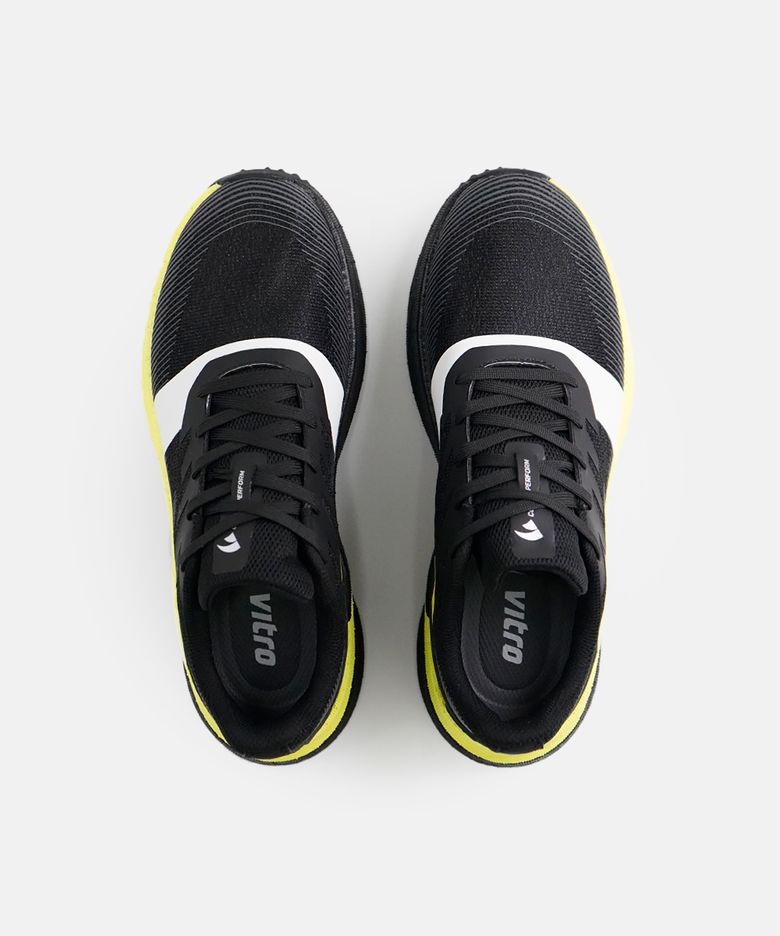 남녀공용 경량 러닝화 애슬론(BLACK&LIME)