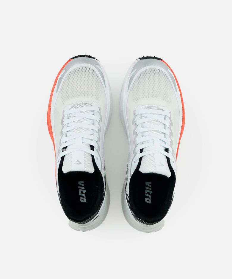 남녀공용 경량 러닝화 알마(WHITE&NEON ORANGE)