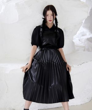 비비플리츠 에이프런 원피스 2size