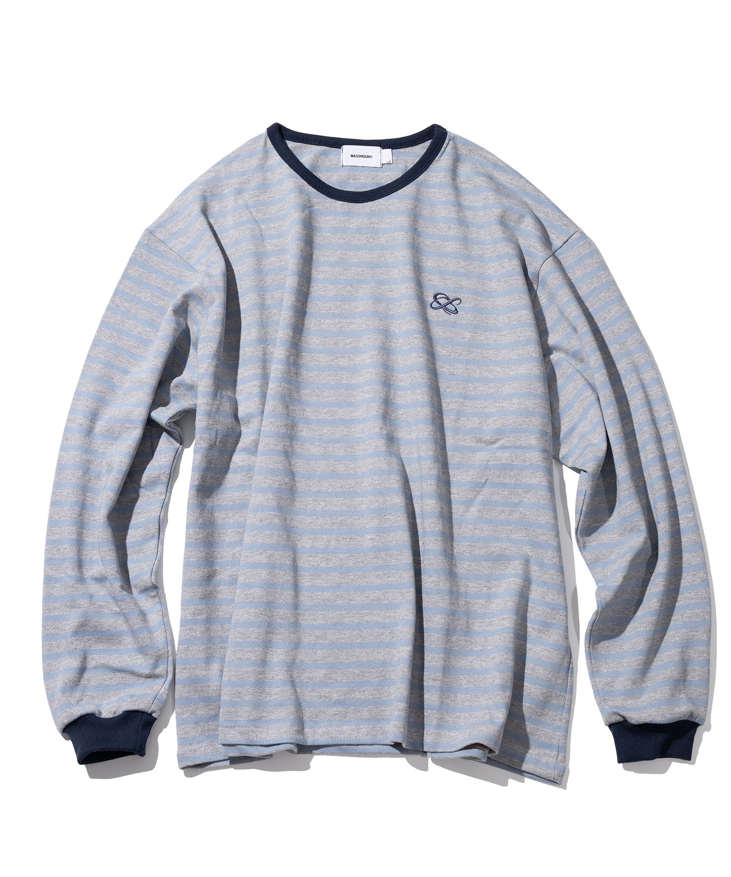 MASSNOUNのUNMEASURED LOGO STRIPED LONG SLEEVE 全3色 MUSINSA | MASSNOUN UNMEASURED LOGO STRIPED LONG SLEEVE T