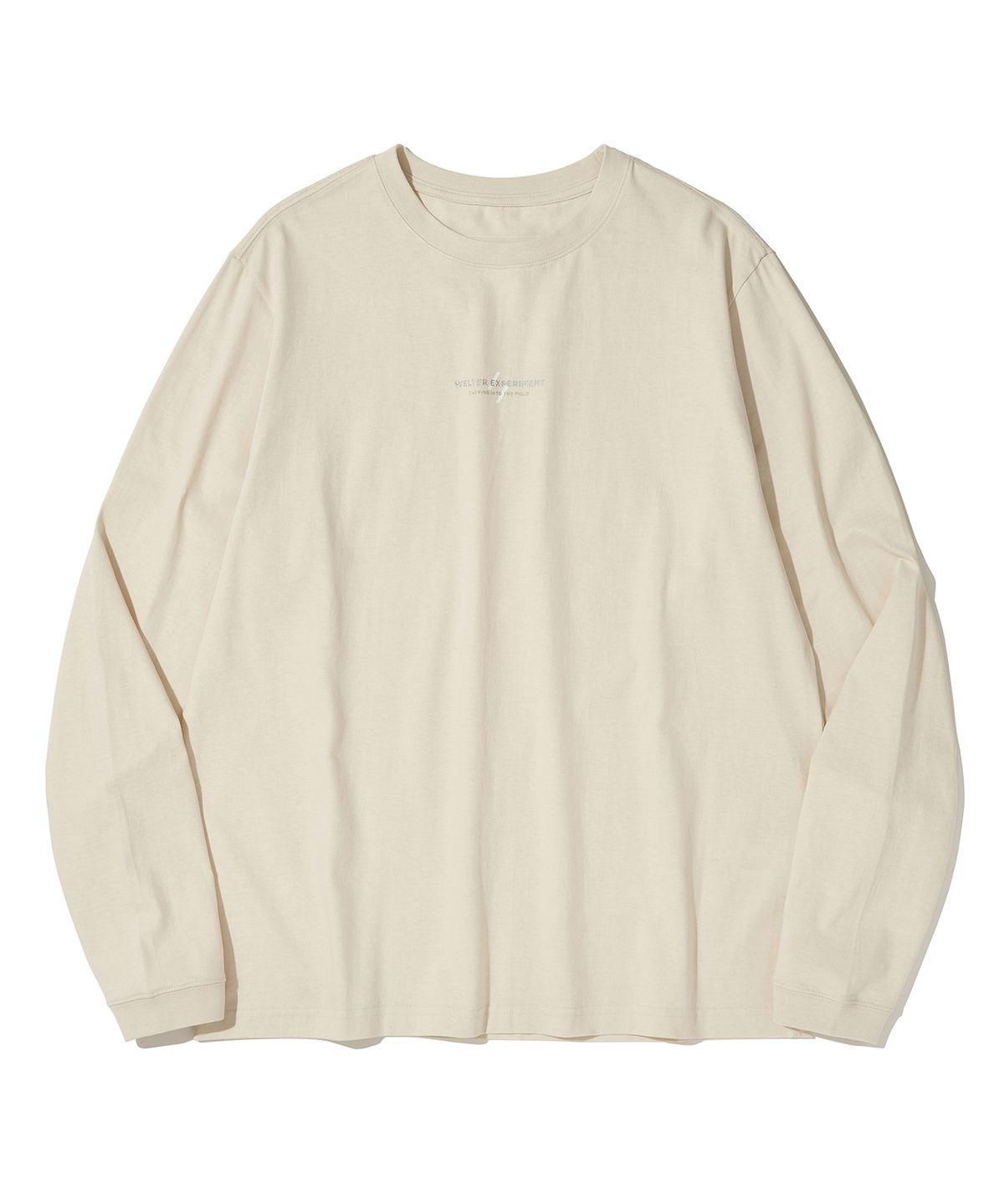 웰터 익스페리먼트(WELTER EXPERIMENT) SLASH LONGSLEEVES T-SHIRTS_CREAM