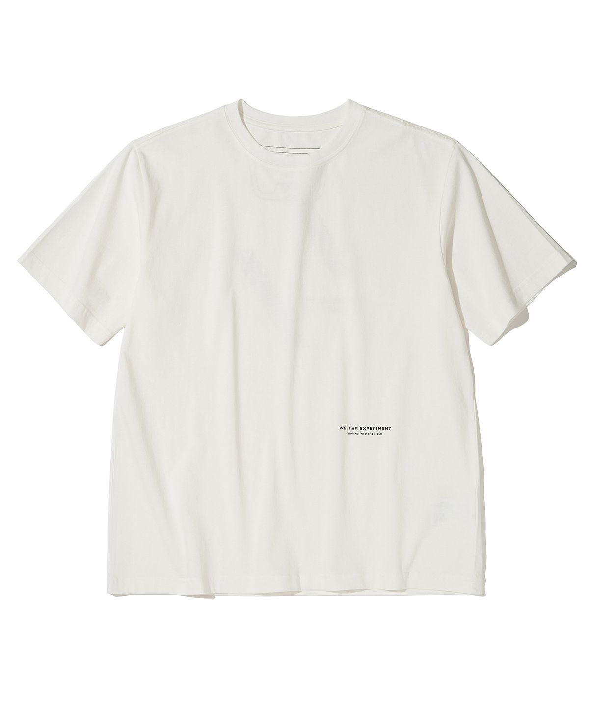 웰터 익스페리먼트(WELTER EXPERIMENT) TREE RING T-SHIRT_WHITE
