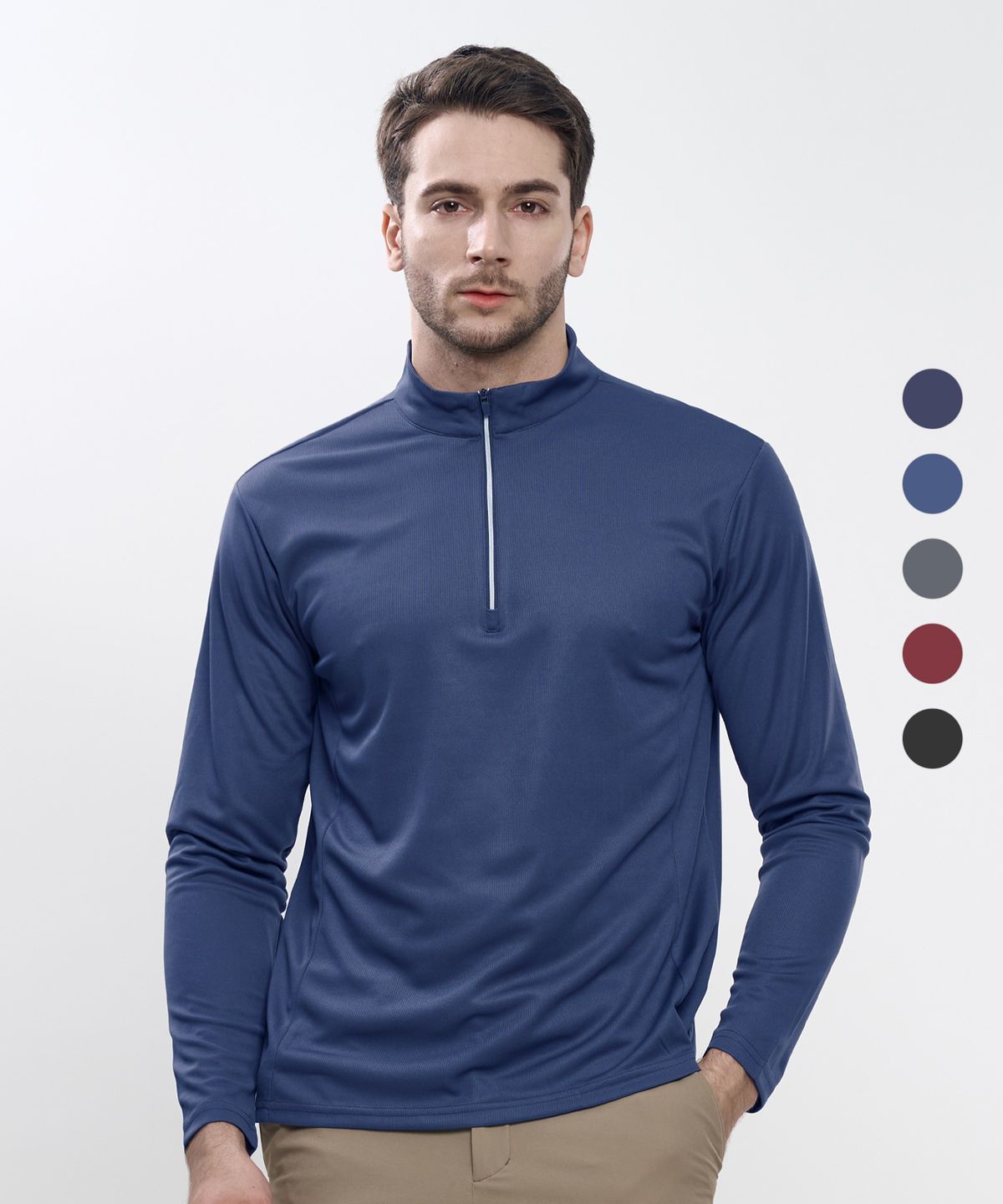 엑스트라스포티(EXTRASPORTY) 운수대통 남성 긴팔 집업 티셔츠 5 Colors