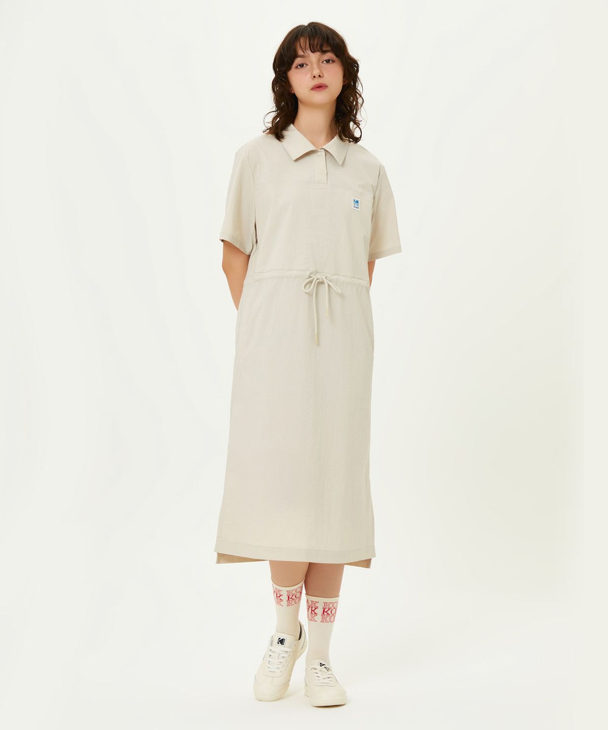 코닥(KODAK) 브리즈 카라 원피스 IVORY