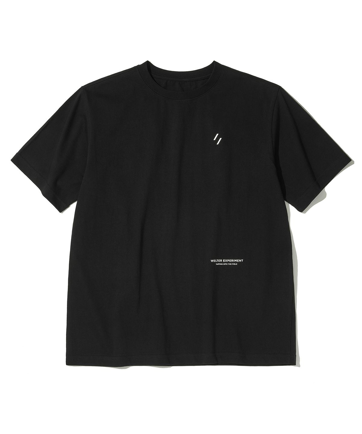웰터 익스페리먼트(WELTER EXPERIMENT) NATURE BALANCE T-SHIRT_BLACK