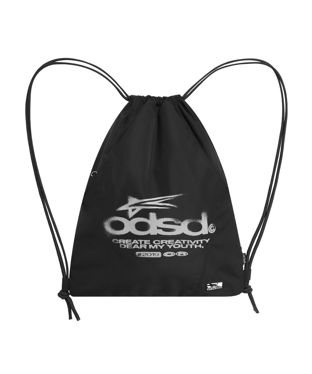 오드스튜디오(ODDSTUDIO) Odsd 커브드 스포티 스트링백 - BLACK