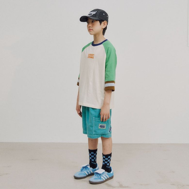 노마드 카고 하프 팬츠 블루그린
