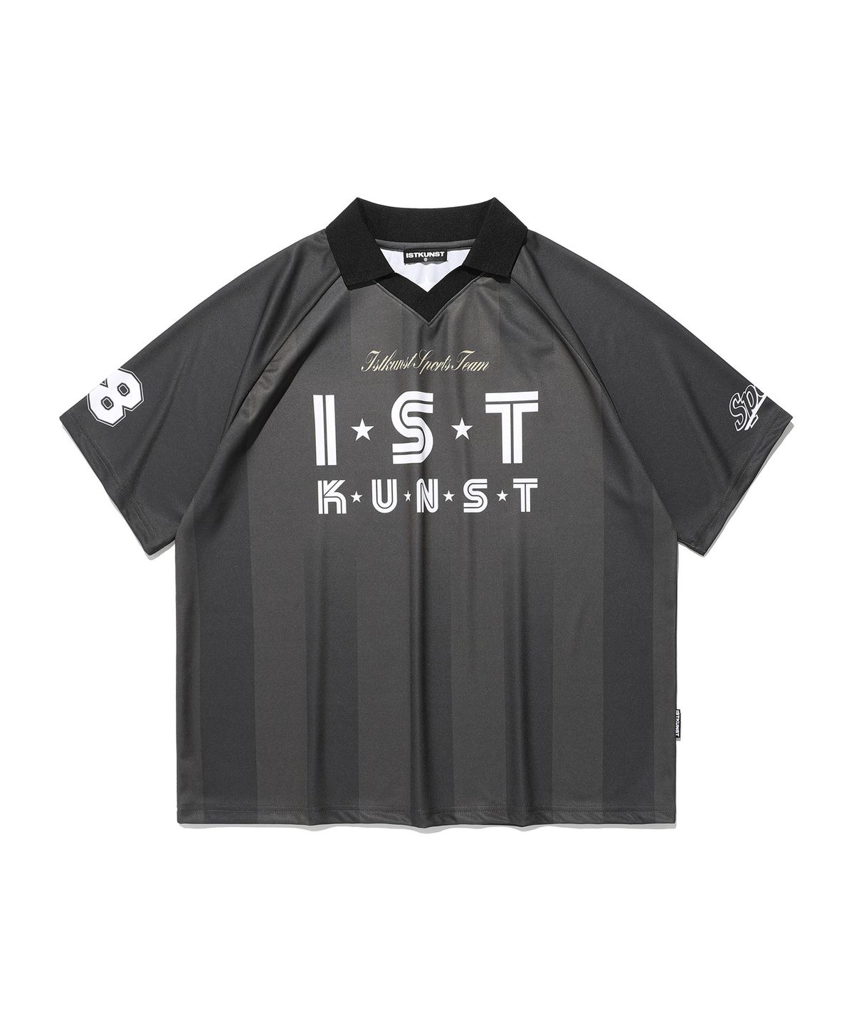 이스트쿤스트(ISTKUNST) SOCCER JERSEY_ASH KHAKI(IK2FMMT540A)