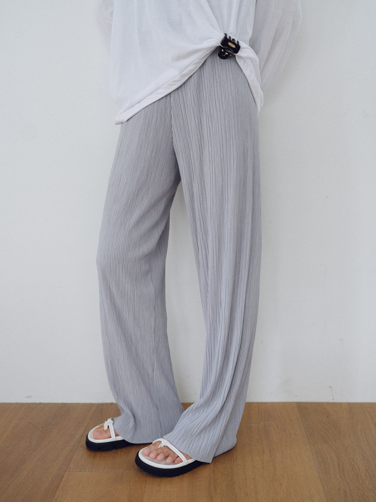 유라고(URAGO) Pleats banding pants