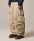 Andy Twill Balloon Cargo Pants Beige