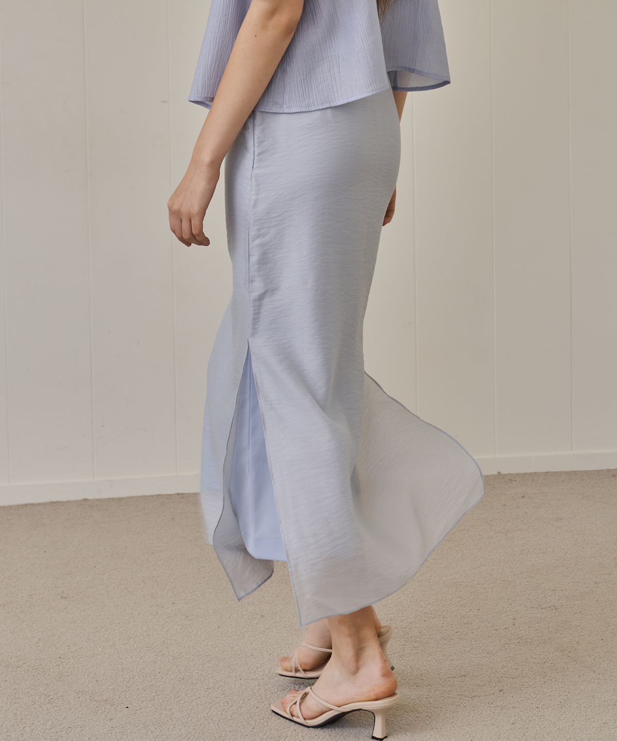 플로브(FLOVE) SHEER SKIRT VERSION 3_SB