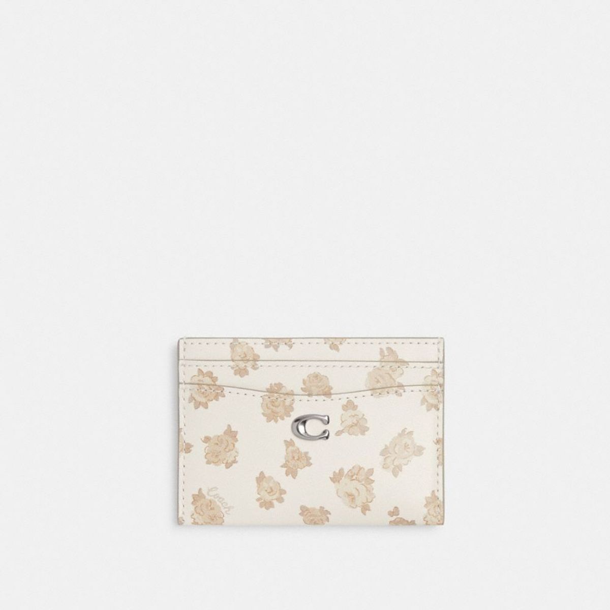 코치(COACH) 카드 케이스 위드 플로럴 프린트 CAN54 LHCAH