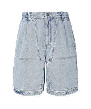 카펜터 데님 반바지 라이트 블루 IEPA5E406B1