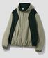 사이드 절개 투톤 윈드 브레이커 [라이트카키]