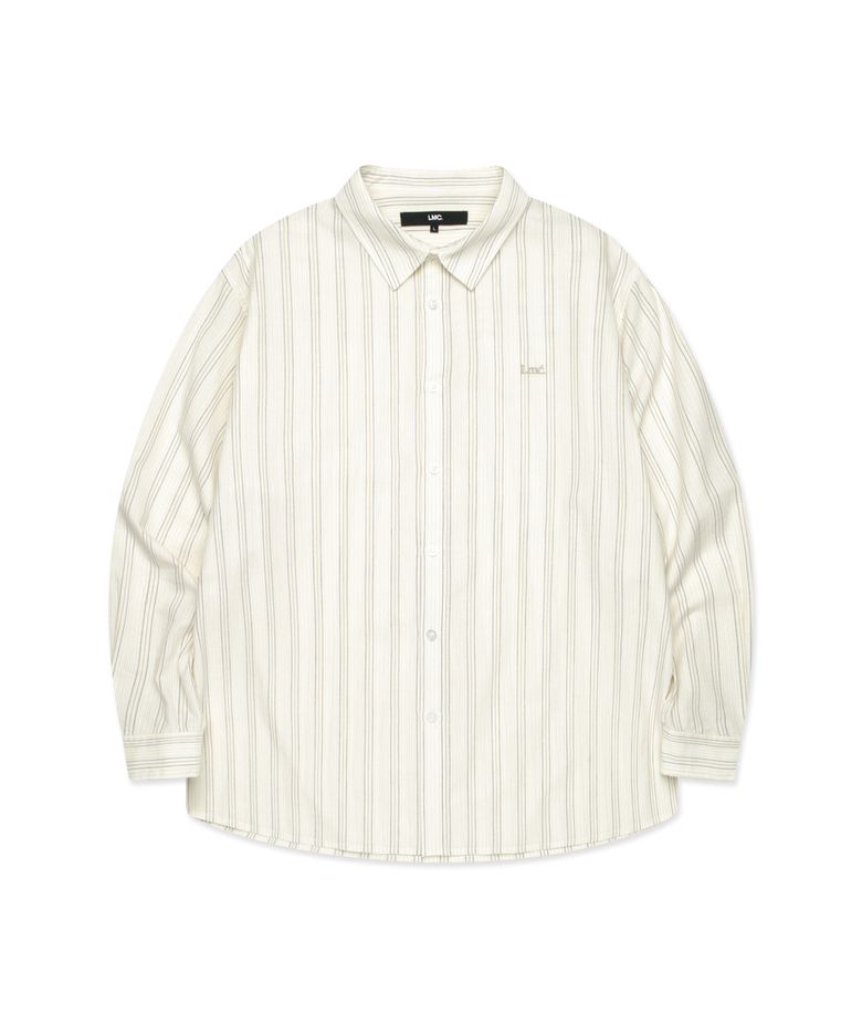 NEW CLASSIC LOGO SHEER SHIRT ivory