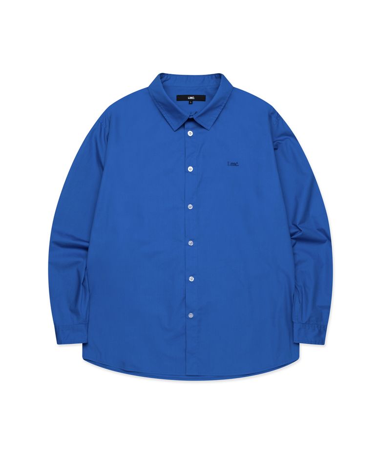 NEW CLASSIC LOGO SHEER SHIRT blue