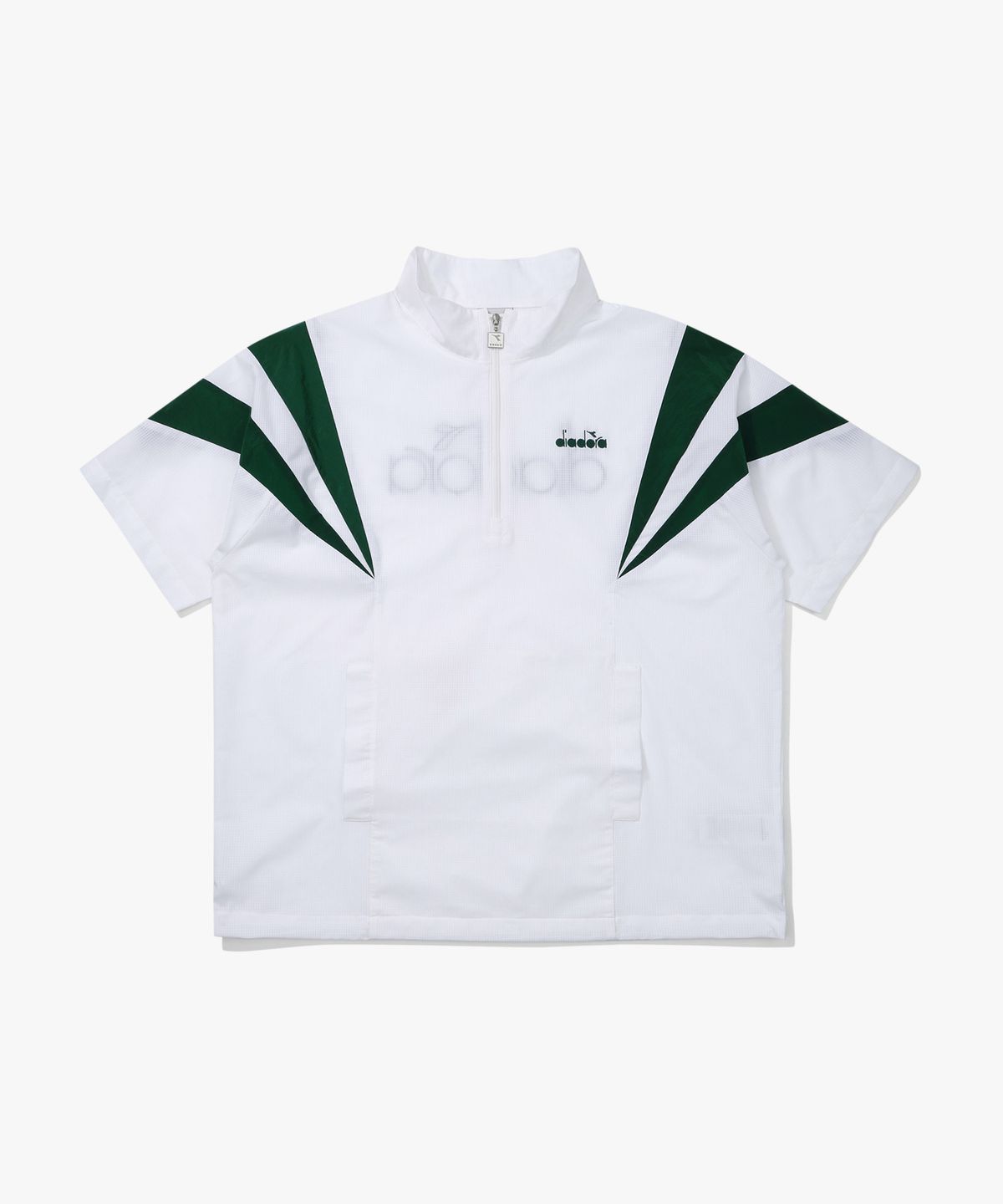 디아도라(diadora) 그랜드슬램 에어리 하프 반팔 아노락 OFF WHITE