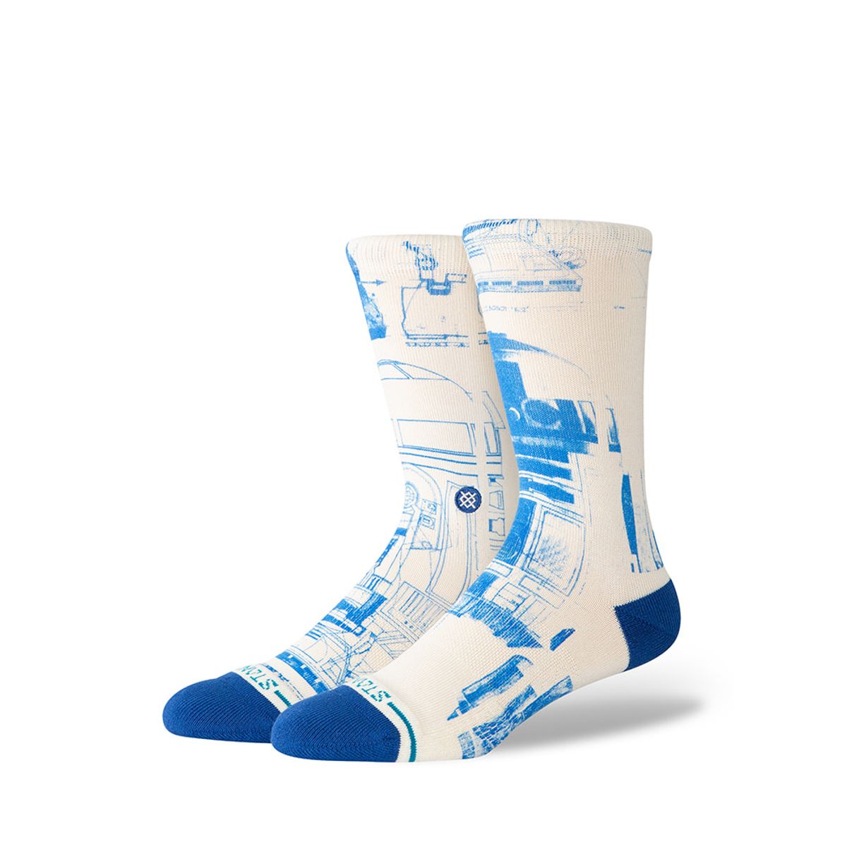 스탠스(STANCE) [STAR WARS X STANCE] [UNISEX] R2 D2 SW 크루 STC-A555A25R2D-CVS