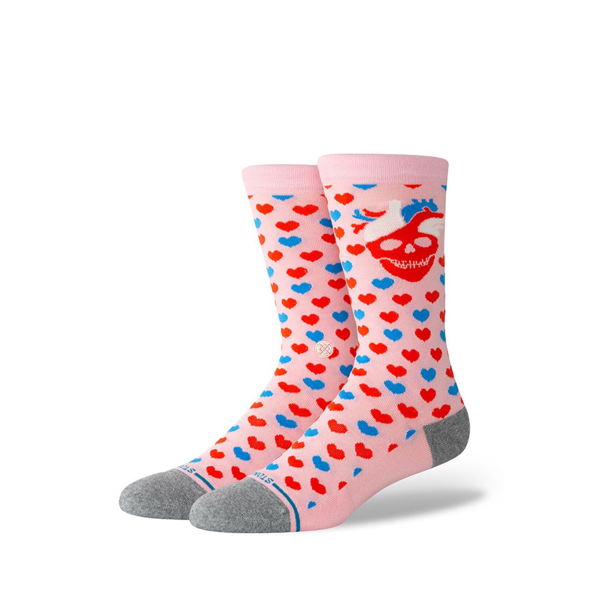 스탠스(STANCE) [STRANGE LOVE X STANCE] [UNISEX] STC-하티드 크루 A545A25HEA-PNK