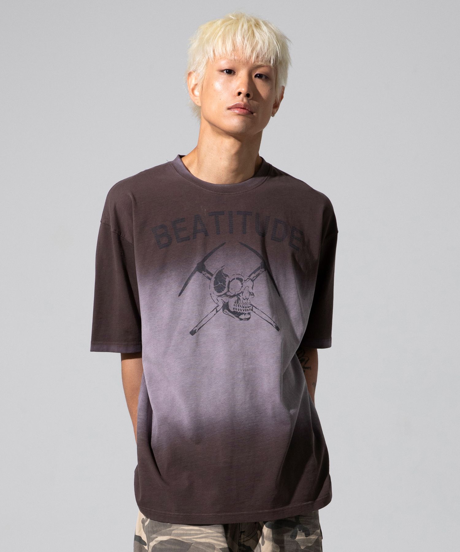★XTONZ★ XTT136 VITAL FADE WASHING T-SHIRT BROWN MUSINSA | XTONZ XTT136 VITAL FADE WASHING T-SHIRT (BROWN)