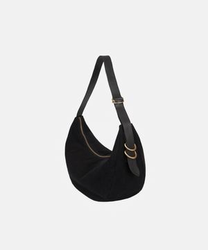 ECLIPESE LEATHER CROSS BAG BLACK