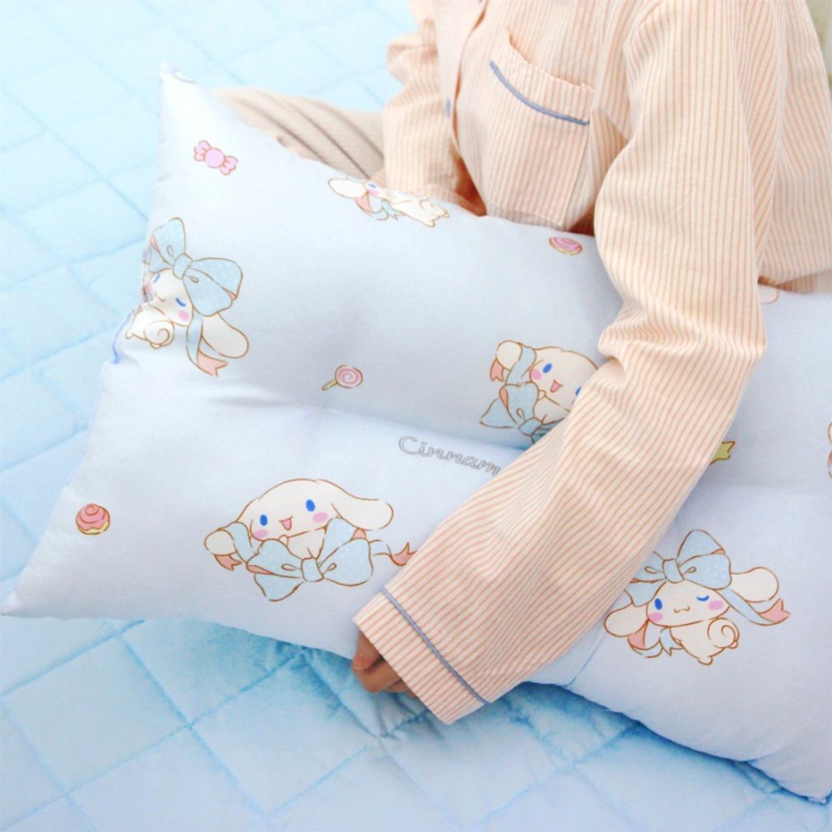 나라홈데코(NARAHOMEDECO) 산리오 시나모롤 경추베개 리본