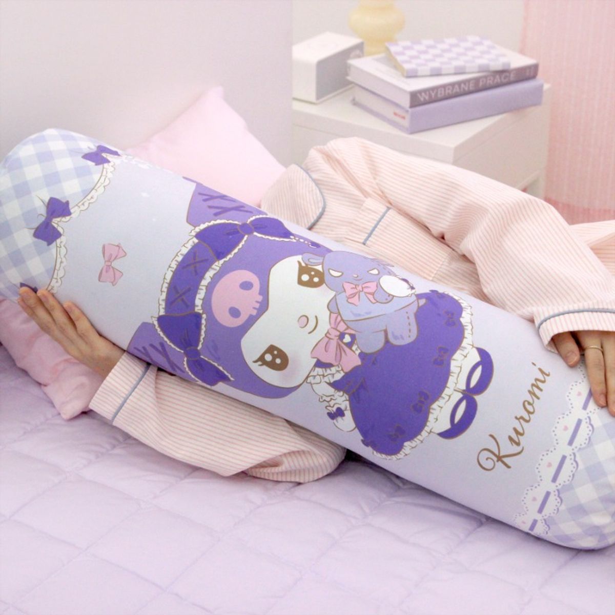 나라홈데코(NARAHOMEDECO) 산리오 쿠로미 원형바디필로우 블링