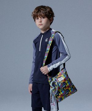 [세서미스트리트x커버낫 키즈] 리버서블 크로스백 블랙 CK2505CB07BK