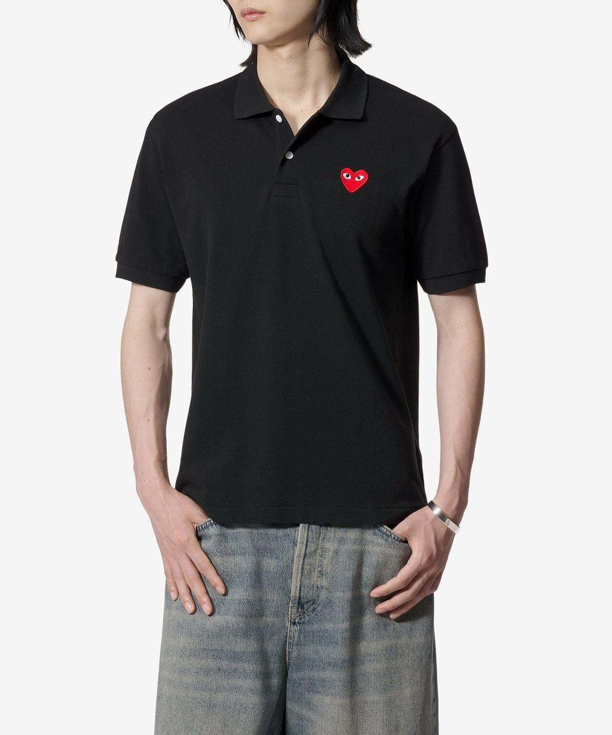 MUSINSA公式 | COMME DES GARCONS PLAY レッドハートエンブレム半袖 