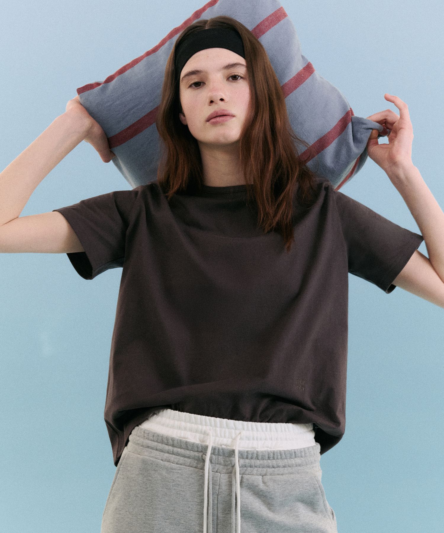★2025SS新作★ROLAROLA★NUBASIC STANDARD ROUND NECK T-SHIRT MUSINSA | ROLAROLA NUBASIC STANDARD ROUND NECK T-SHIRT CHARCOAL