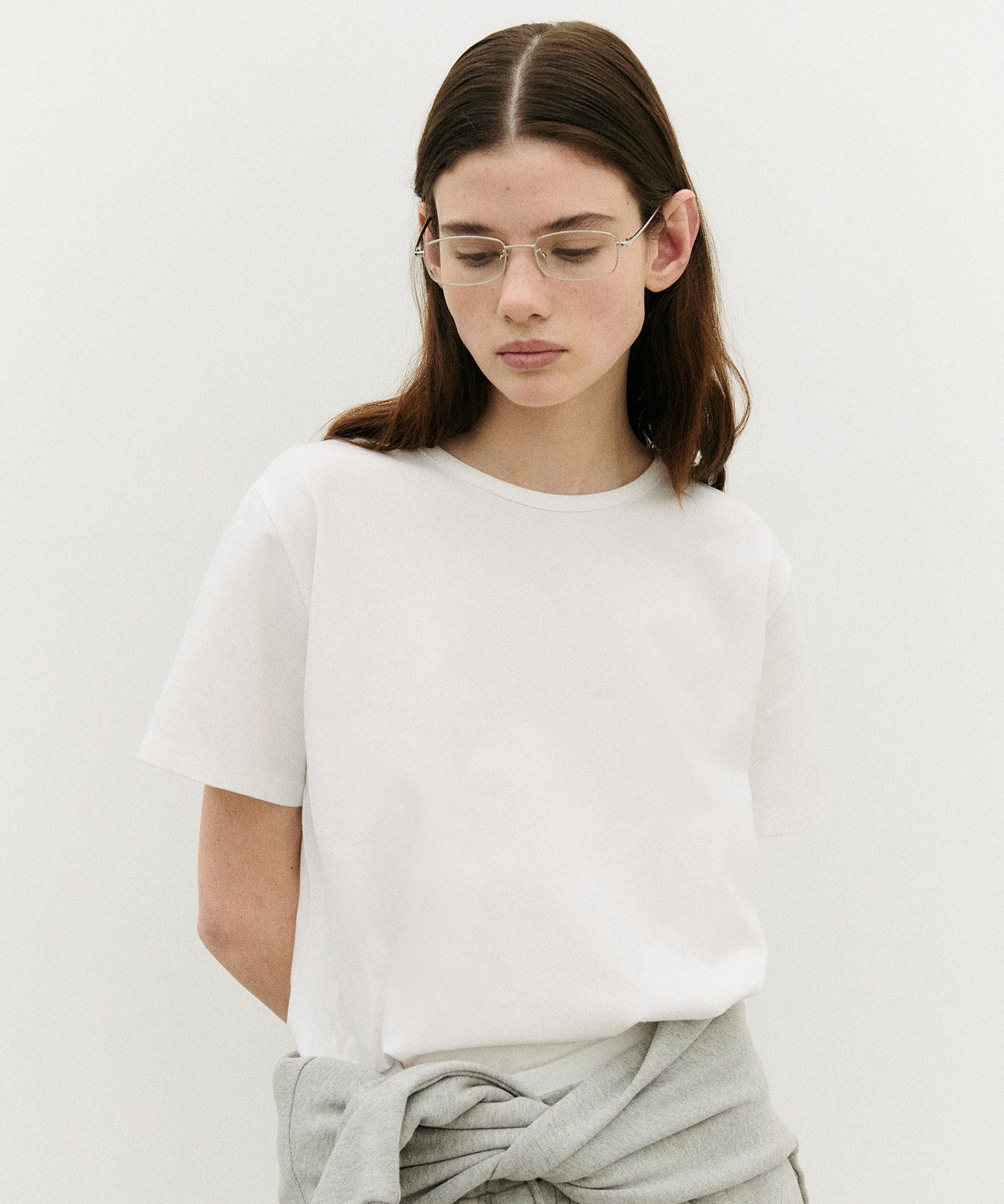 ★2025SS新作★ROLAROLA★NUBASIC STANDARD ROUND NECK T-SHIRT MUSINSA | ROLAROLA NUBASIC STANDARD ROUND NECK T-SHIRT WHITE